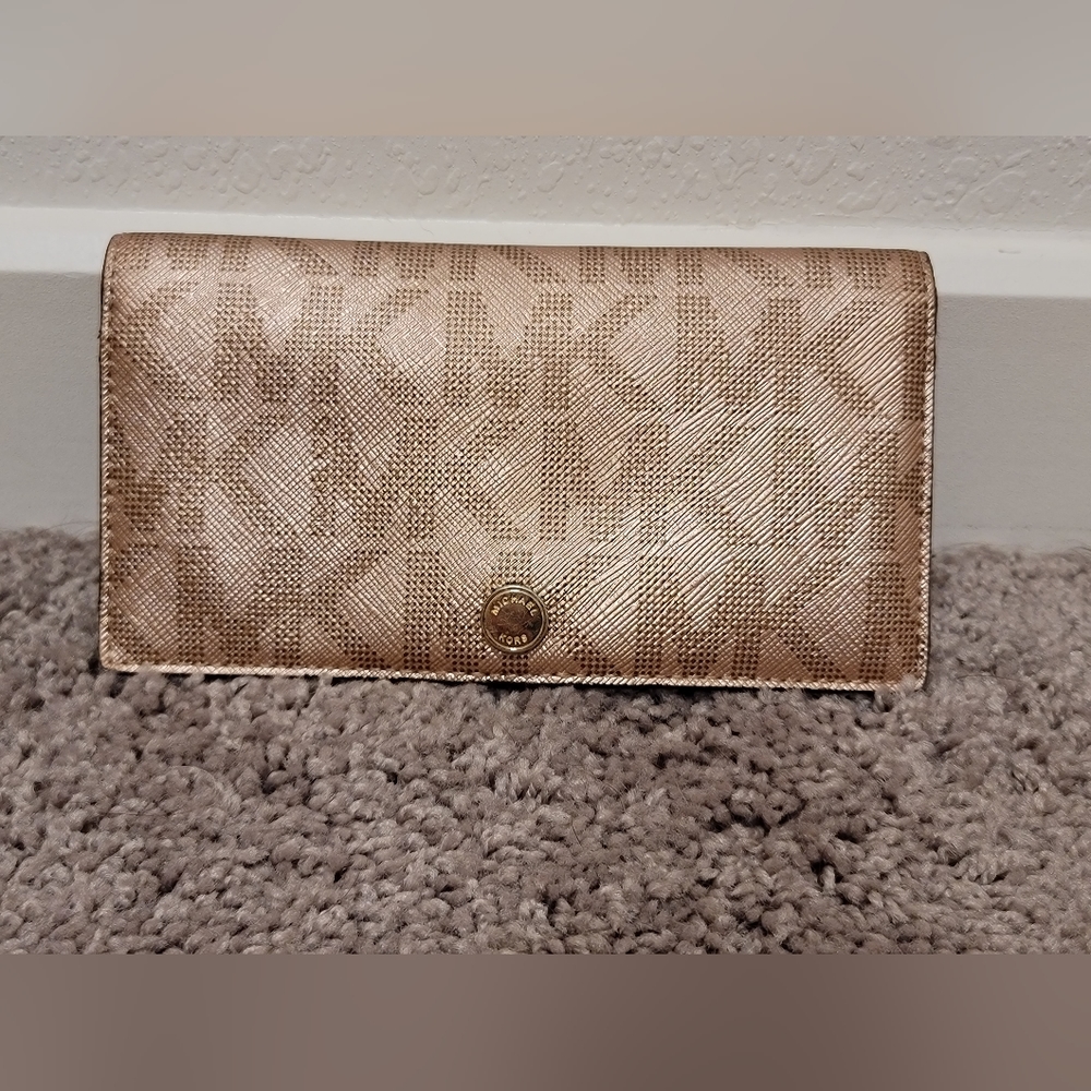 Michael Kors Wallet Rose Gold